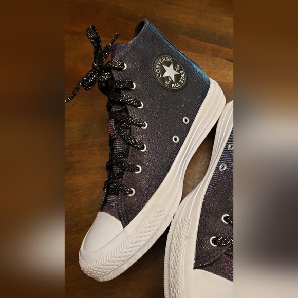 Converse Chuck Taylor All Star Glitter Fade High Tops Women’s 6.5 - Picture 3 of 16